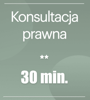 Konsultacja prawna - 30 min.